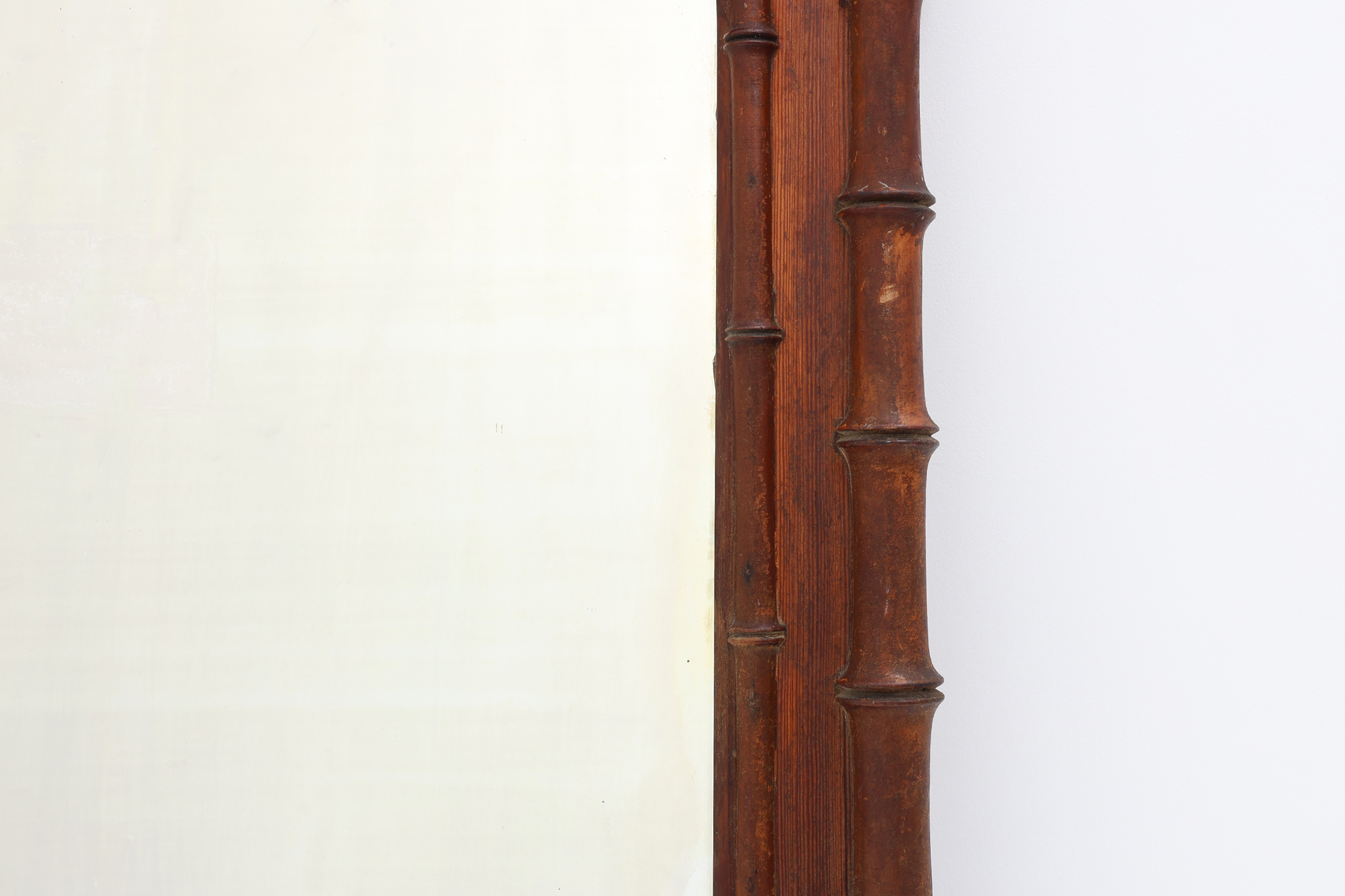 Antique 19th century faux bamboo mirror in wood, Francethumbnail